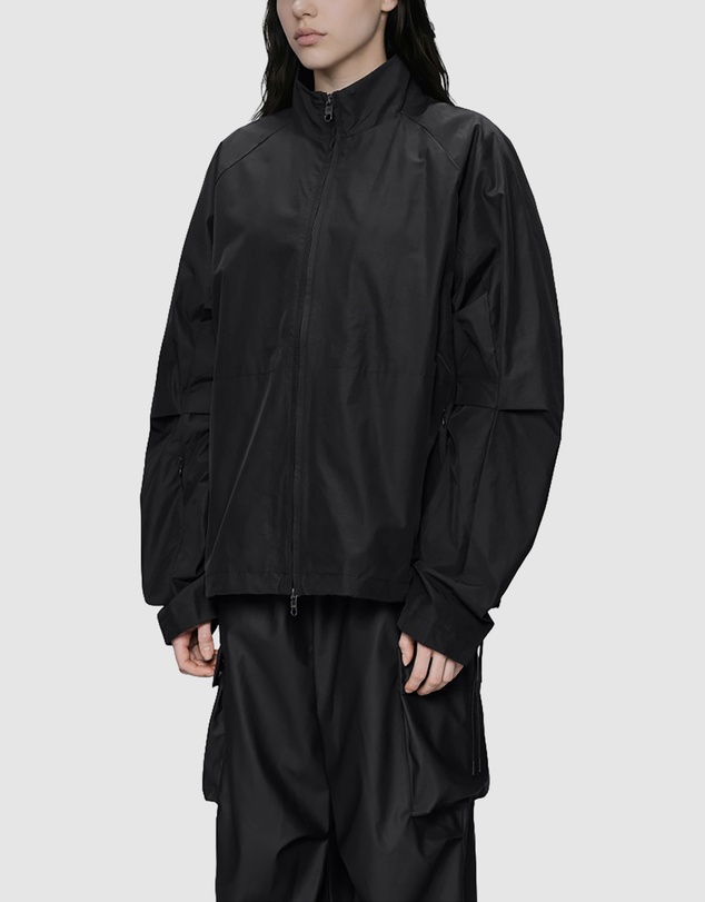 RAINS - Women's Light Woven Track Top Black