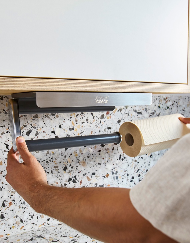 Joseph Joseph - RollGrip™ Under-shelf Easy-tear Kitchen Roll Holder
