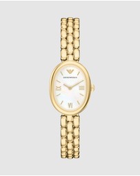 Emporio Armani - Gold Tone Analogue Watch