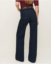 Reformation - Cary High Rise Slouchy Wide Leg Jeans