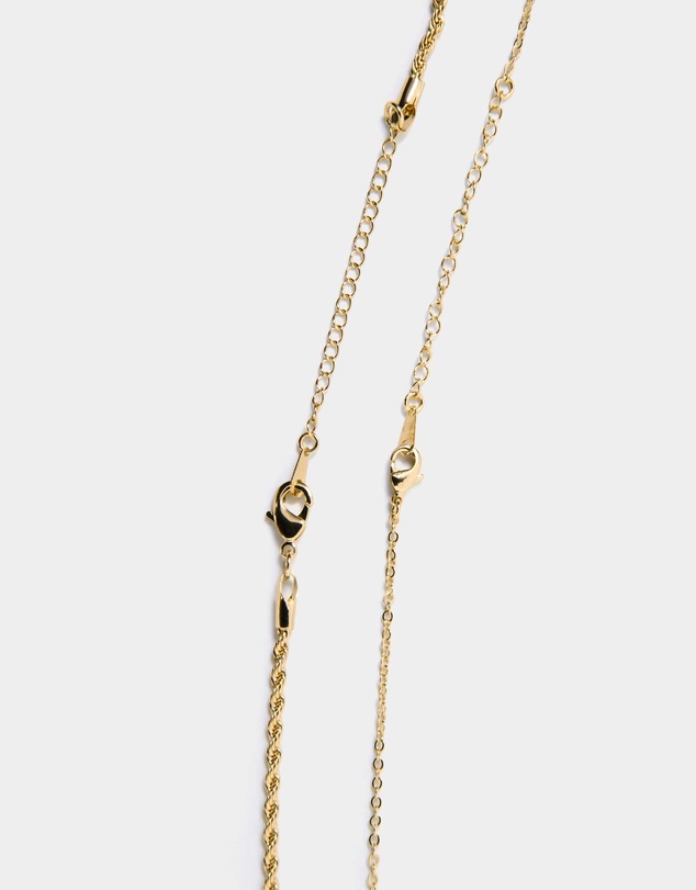 Forcast - Kingsly 16k Gold Plated 2pc Set Necklace