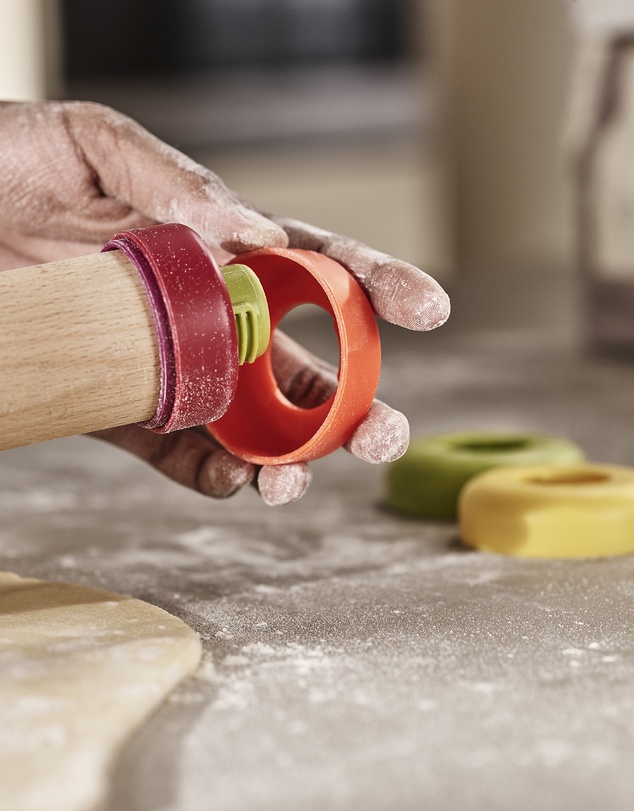 Joseph Joseph - PrecisionPin Adjustable Rolling Pin (Multicolour)