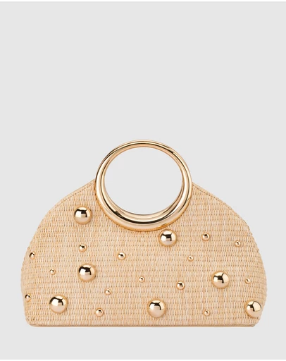 Olga Berg - Charlotte Woven Top Handle