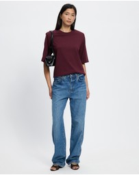 & Other Stories - Padded-Shoulder Cotton T-Shirt