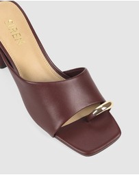 Siren - Stanton Block Heel Mules