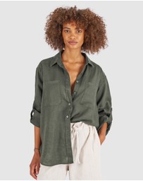 CAMIXA - Luna Oversize Linen Shirt