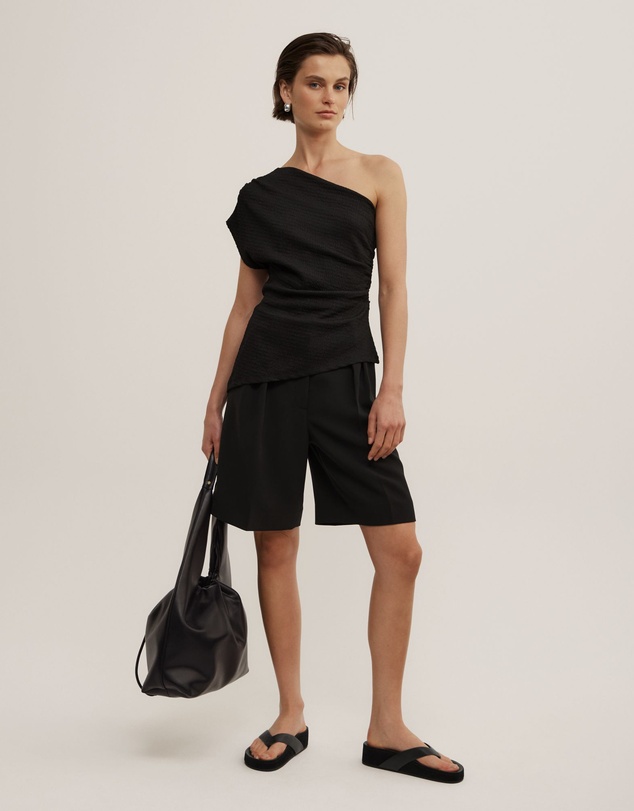 Witchery - One Shoulder Textured Top