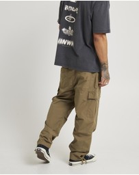 Black Noise White Rain - Globe Multi Cargo Pants