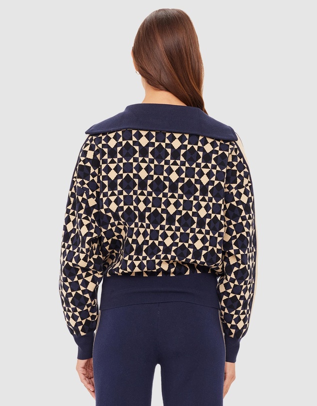 The Upside - Cosmo Kairo Half Zip Knit Jumper