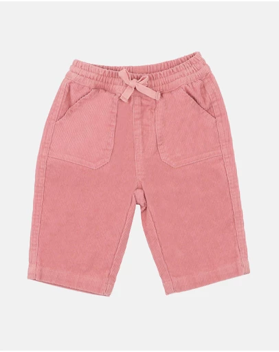 Fox & Finch - Wild Garden Cord Pull on Pants - Babies