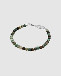 Haze & Glory - ICONIC EXCLUSIVE - Bracelet Men Turquoise Ocean 925 Sterling Silver