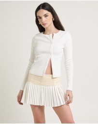 Subtitled - Maddy Button Asymmetric Top