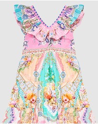Camilla - Tiered Frill Maxi Dress - Kids-Teens