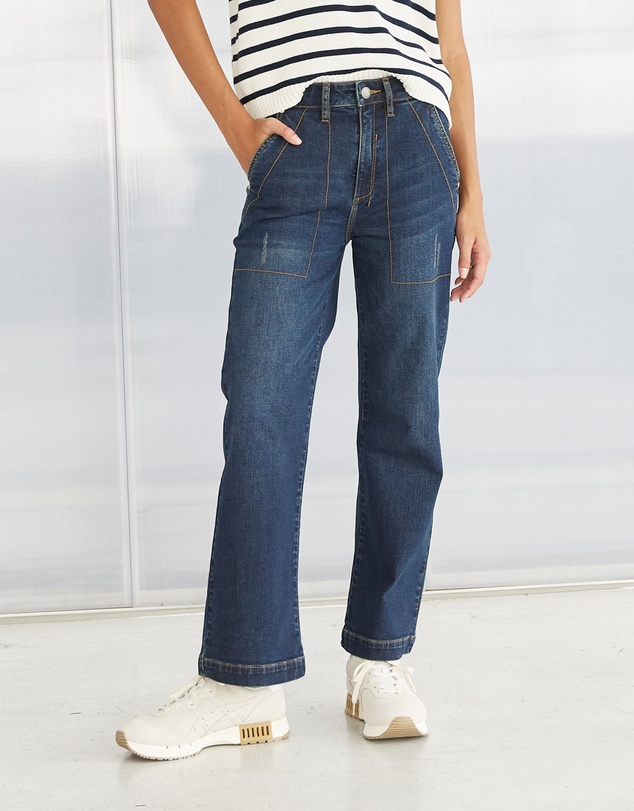 DRICOPER DENIM - Cody Kick Flare Astro Trousers