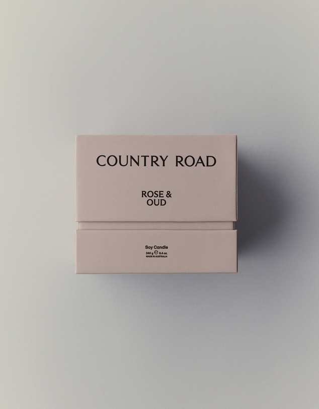 Country Road - Australian Made Rose & Oud Candle 240g