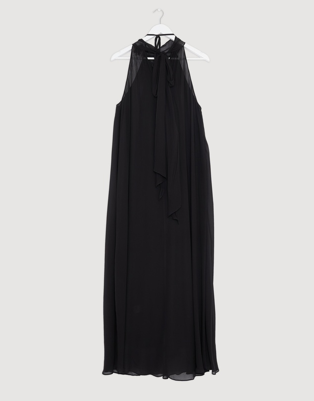 Revibe - Repaired Minima Esenciales Reese Tie Back Maxi Dress - AU 12