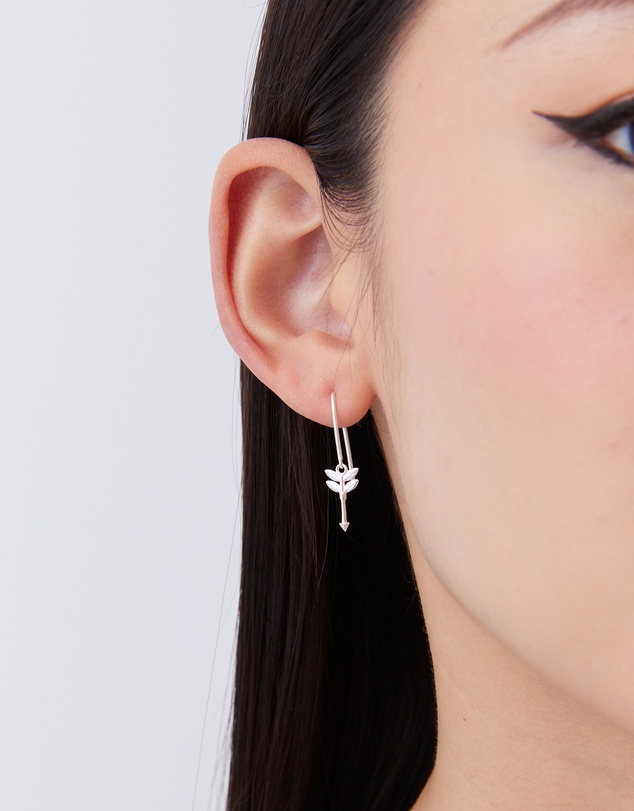 Karen Walker - Mini Feather Arrow Earrings