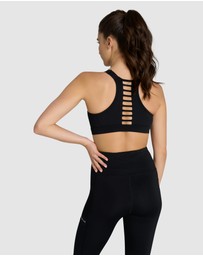 Rockwear - Velocity Zip Medium Impact Sports Bra