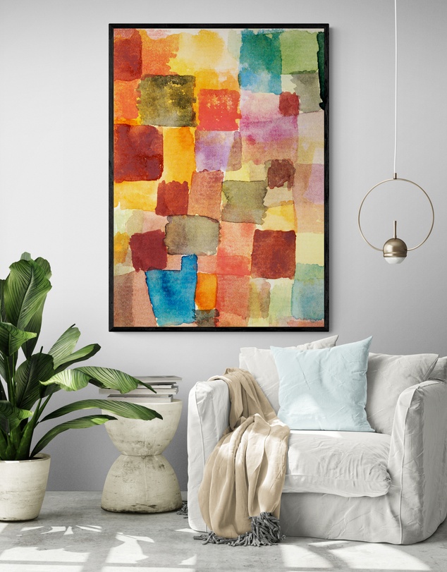 Inka Arthouse - Watercolour Abstract by Paul Klee Art Print