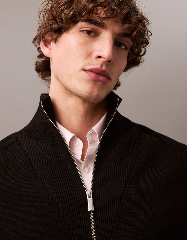 Calvin Klein - Tech Knit Quarter Zip Jumper