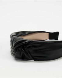 Mossée - Jessie Faux Leather Headband