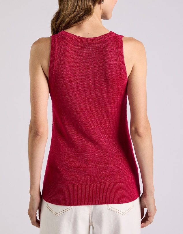 David Lawrence - Lorez Linen Blend Tank