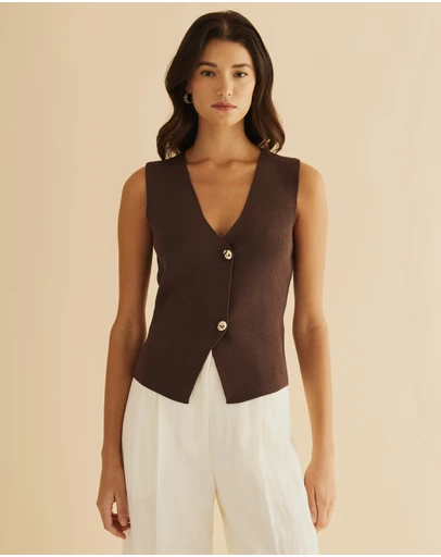 Atmos&Here - Tori Compact Knit Vest