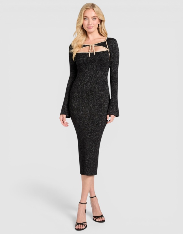 GUESS - Sansa Lurex Midi Dress