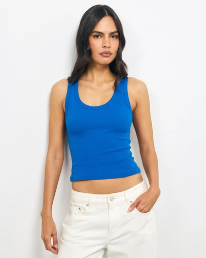 AERE - Organic Cotton Scoop Tank