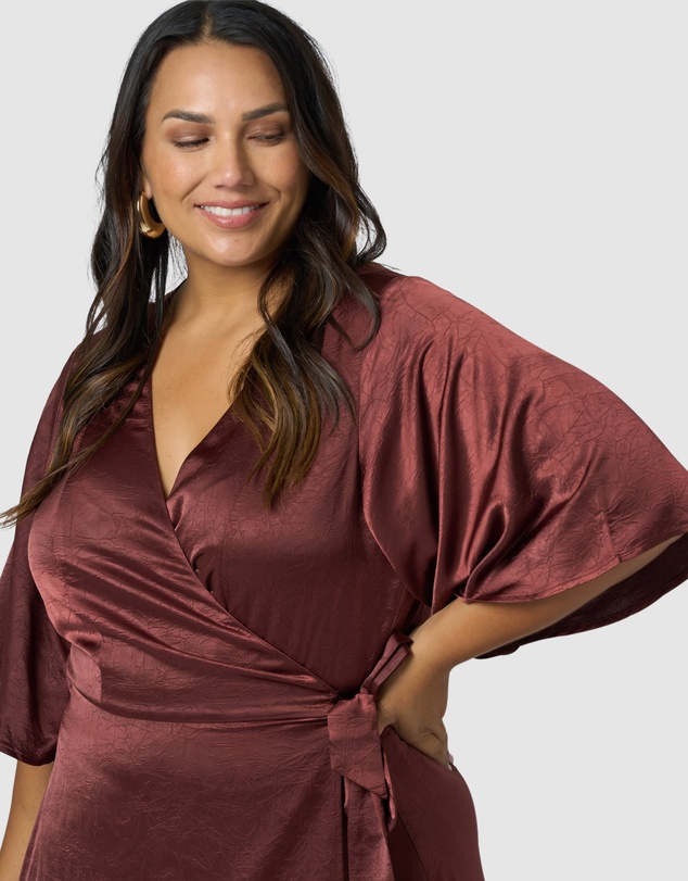 Pink Dusk by Curve Project - Femme Fatale Maxi Dress