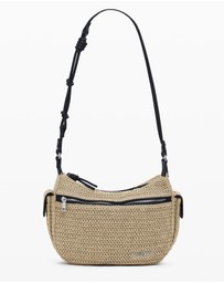 Desigual - Wicker logo bag