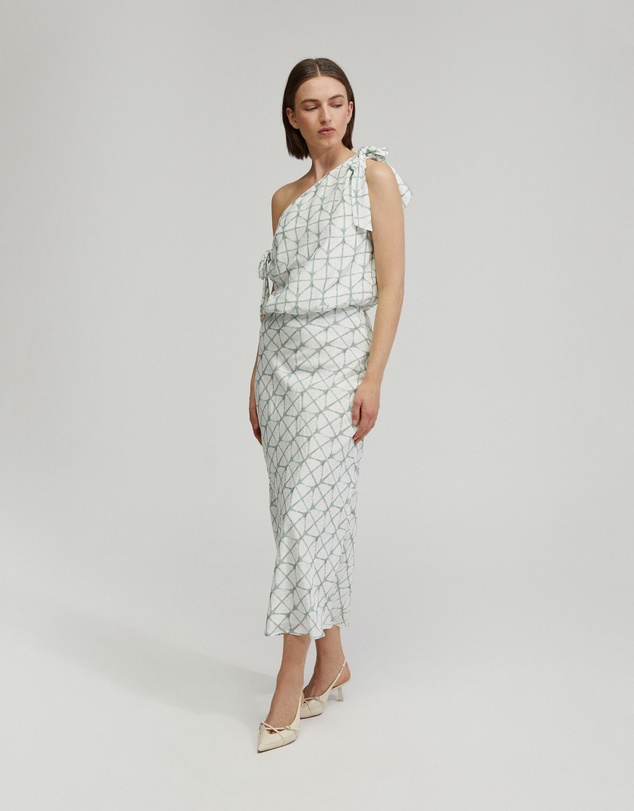 Oxford - Lucinda Printed Slip Skirt