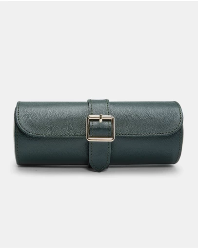Wolf - Wolf British Racing Green Triple Watch Roll