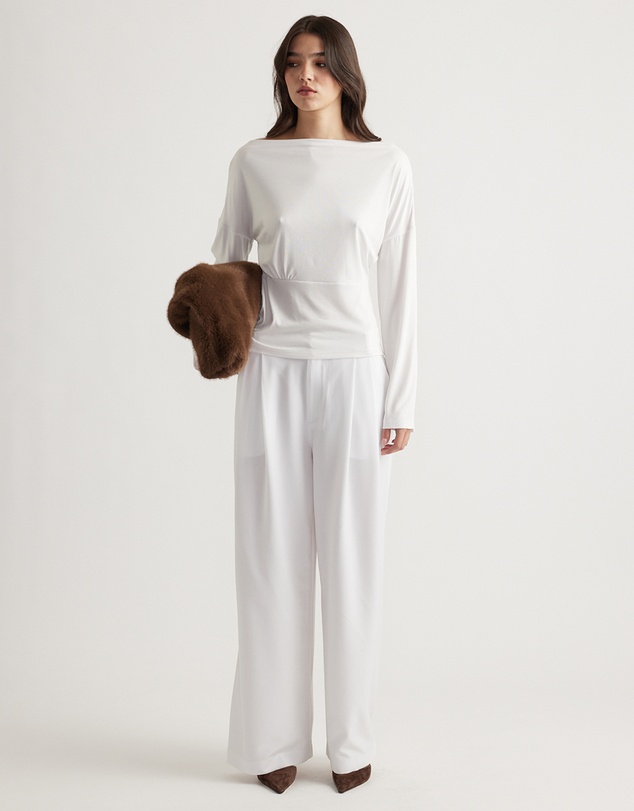 Decjuba - Tahlia Cinched Long Sleeve Top
