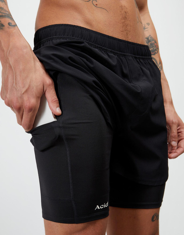 Acid Running - 2 In 1 Shorts - ICONIC EXCLUSIVE