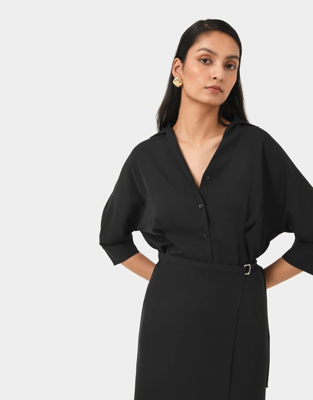 Forcast - Betty Wrap Tie Dress