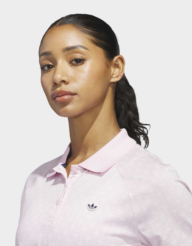 adidas Originals - Originals All Over Trefoil Polo Shirt Womens