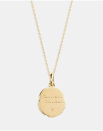 By Charlotte - She Is Cancer Zodiac Necklace