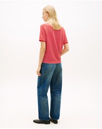 Tommy Hilfiger - Relaxed Fit Open Placket Pique Polo Shirt