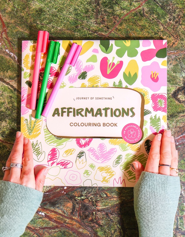 Journey Of Something - Affirmations Colouring Book
