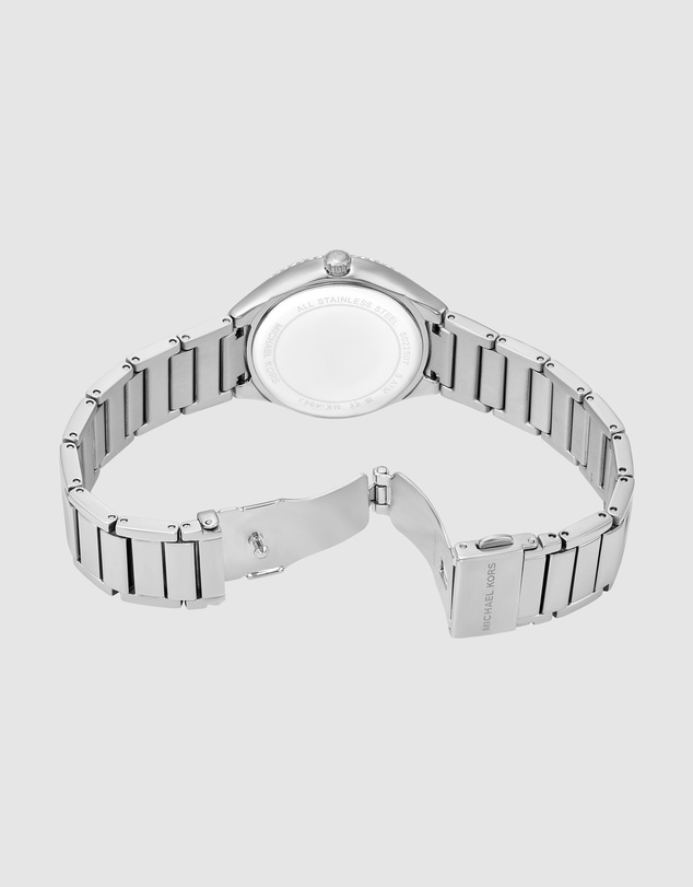 Michael Kors - Sylvia Silver Tone Analogue Watch