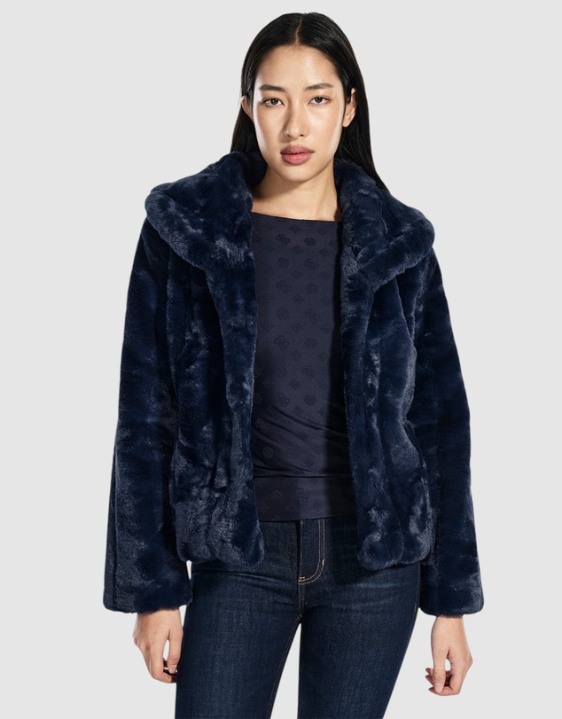 GUESS - Sophy Faux Fur Jacket