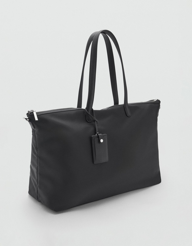 M.N.G - Large Nylon Shopper Bag