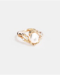 By Charlotte - Dive Into Serenity Pearl Ring