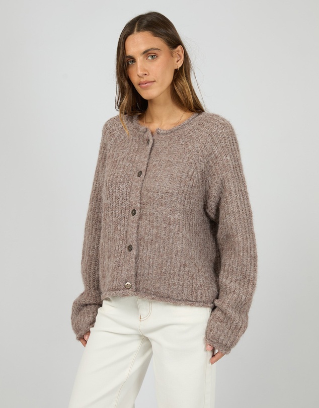 All About Eve - Devon Cardigan Coffee