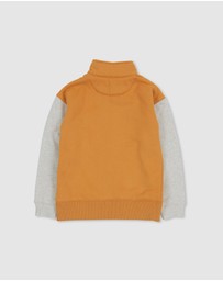 Olive & The Captain - Marigold Cosy Block Zip Jumper- Updated Fit