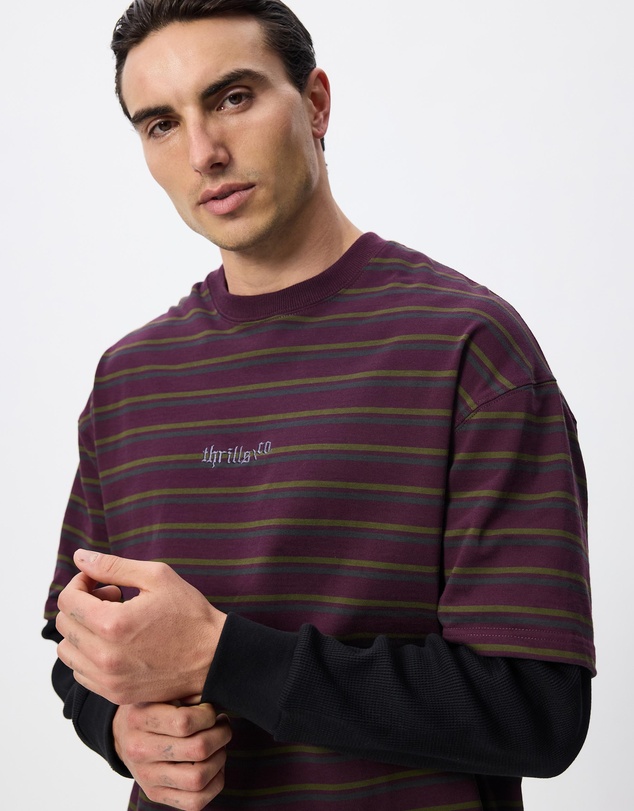Thrills - New Delusions Layer Box Crop Oversize Long Sleeve Tee