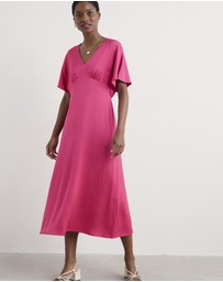 Seasalt - Seasalt Cornwall Pink Evenglow Satin Dress