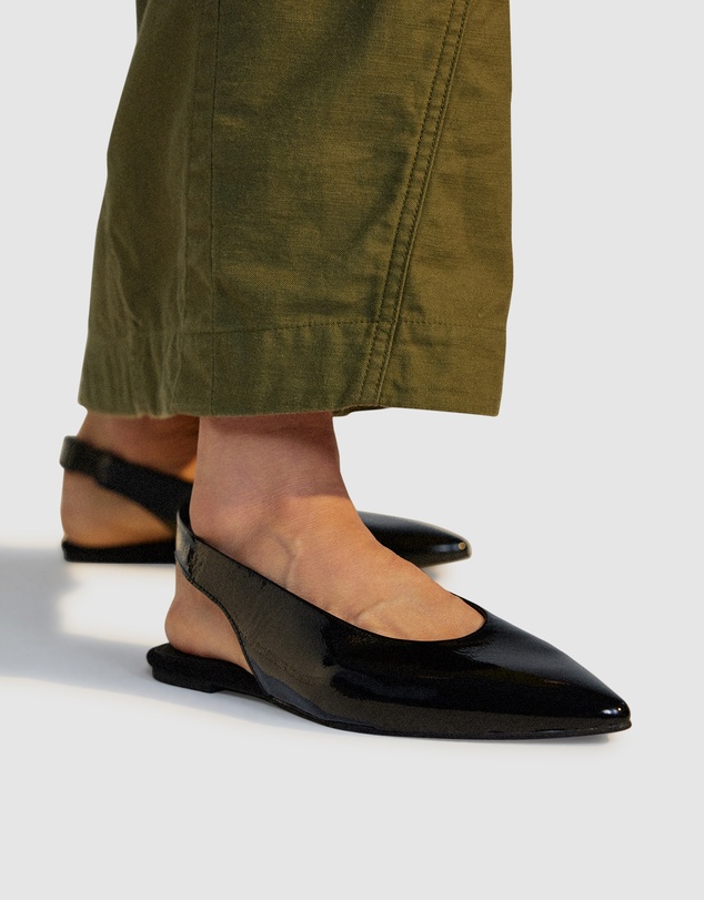 Rollie - Pointed Slingback Flat