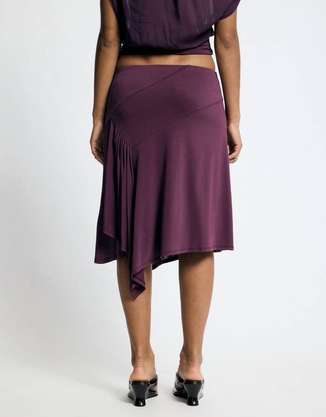 Lover - Mira Jersey Asymmetric Skirt